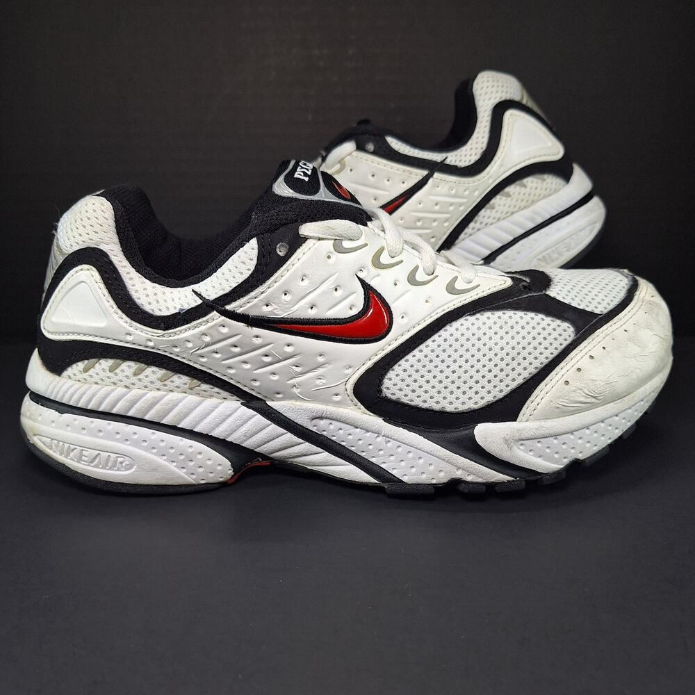 Rare Vintage Nike Air Pegasus 2004 White Running Shoes 307799-161 Men's Size 8